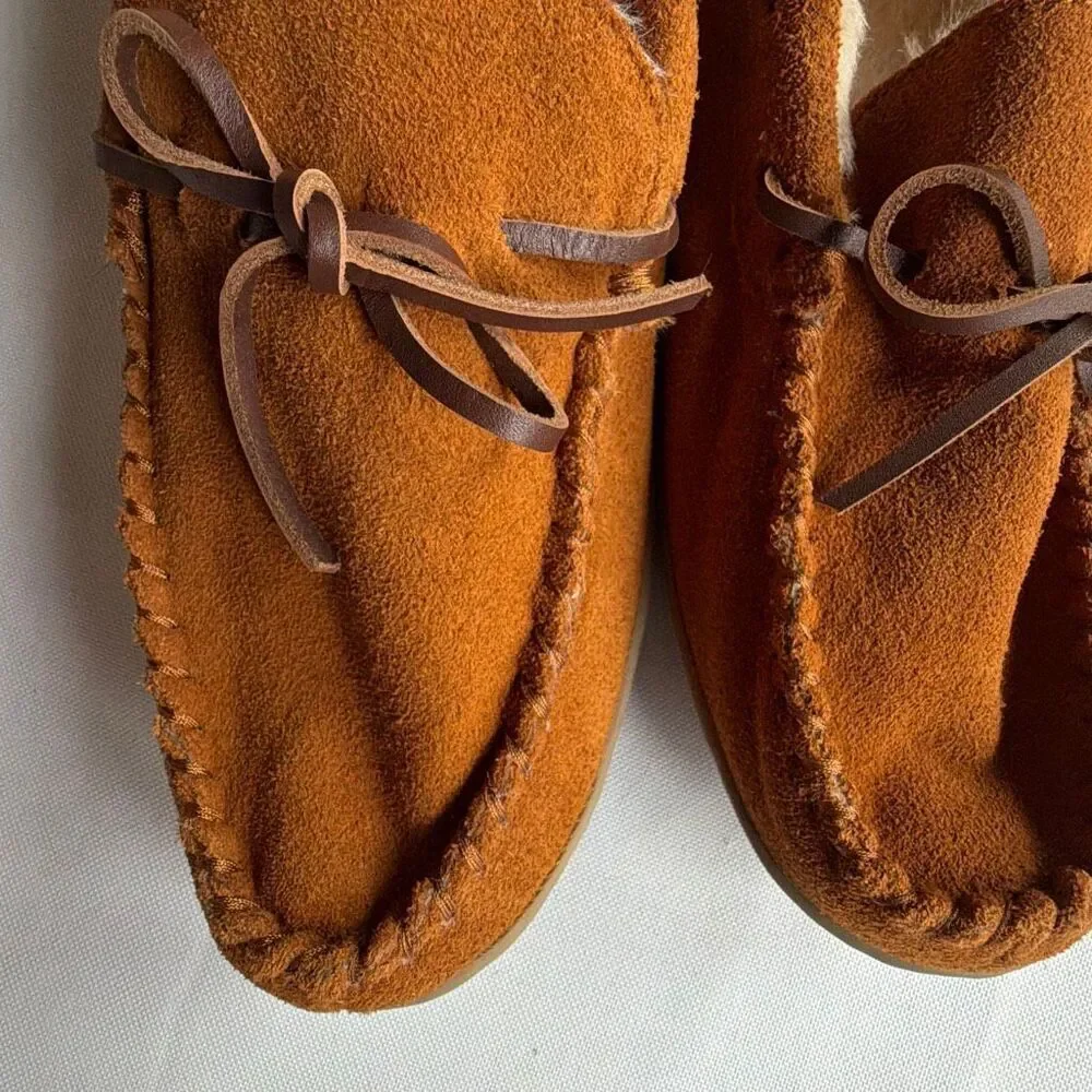 J Crew Moccasin Slippers Men’s 11 Sherpa